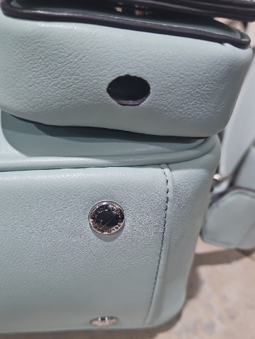 NWT! Karl Lagerfeld Zaylia Satchel with Chain & Charms! - Picture 8 of 11
